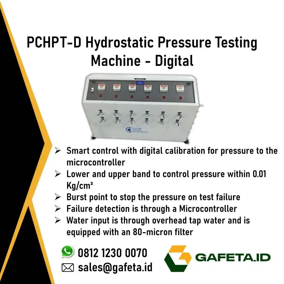 Hydrostatic Pressure Tester: Alat Uji Tekanan Hidrostatik Kebocoran Pipa